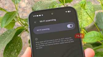 Wi-Fi scanning turned on Pixel 11