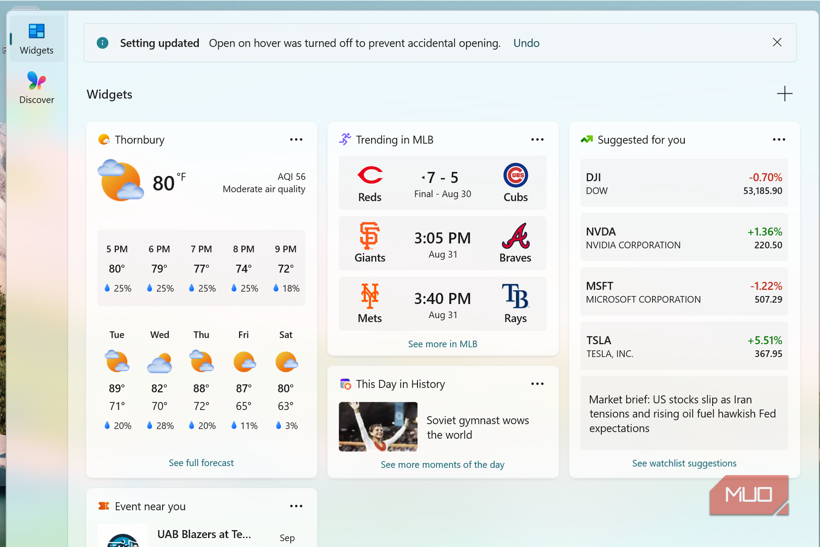 widgets in windows 11