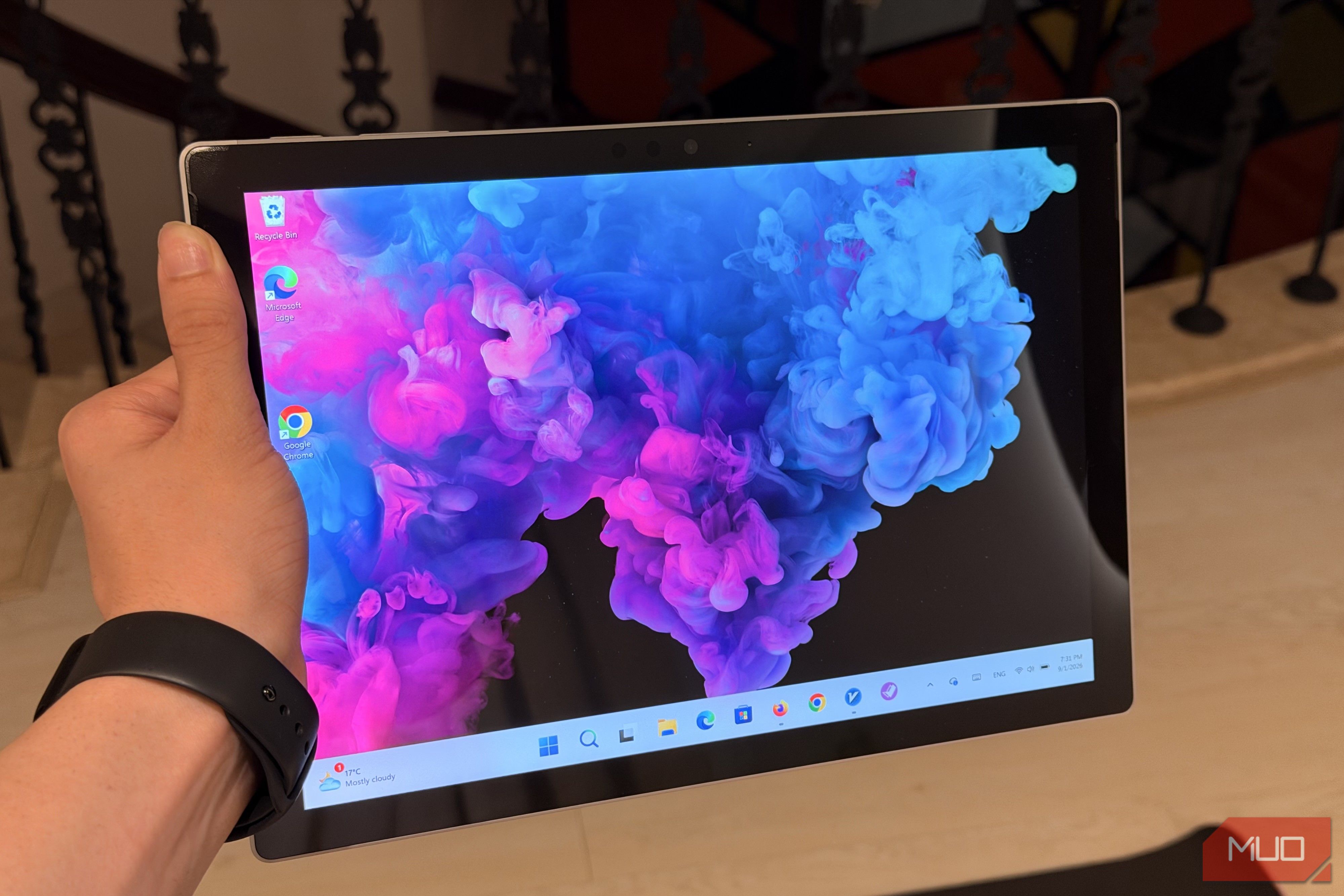 Windows 11 running on a Microsoft Surface Pro 6