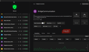 Windows BridgeCommunication connection details.