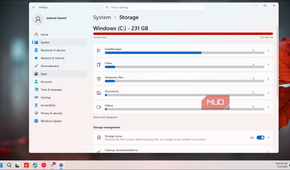 windows settings storage page c drive usage breakdown