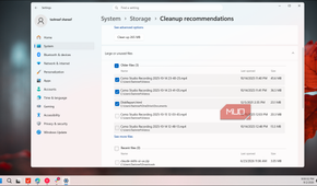 windows settings system storage cleanup recommendations interface