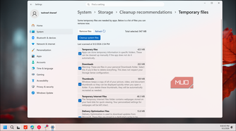 windows settings system storage cleanup temporary files list