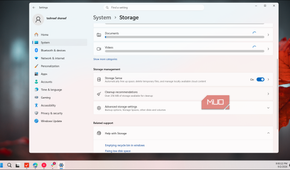 windows settings system storage management page