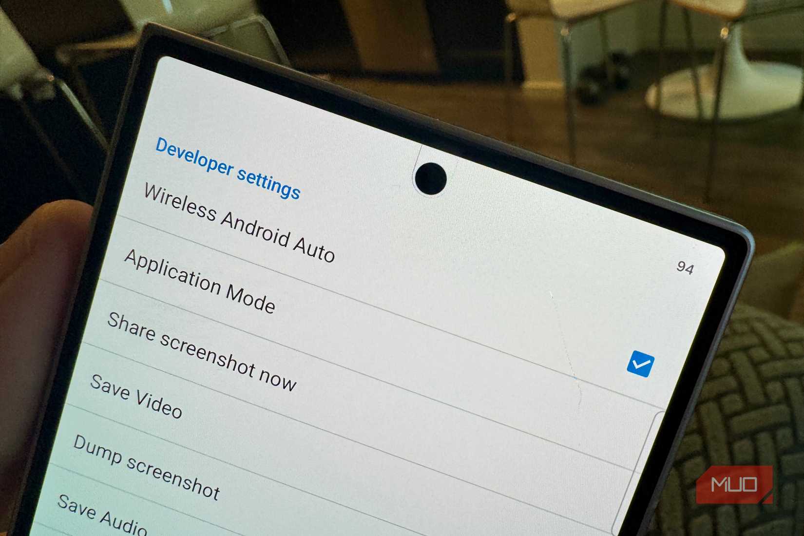 меню разработчика в Android Auto — иллюстрация 5 к материалу