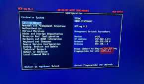 XCP-ng running successfully on a Zotac ZBOX mini PC with its management IP displayed