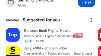 a screenshot of installing whatsapp on pixel 8