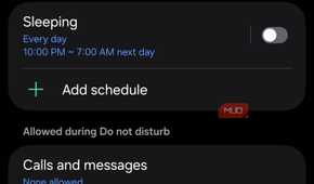 Accessing Calls and messages in Do not disturb