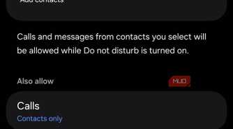 Allowing repeat callers in Samsung settings