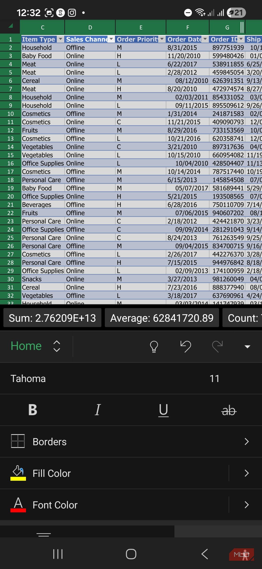 Your Excel spreadsheet doesn't need more colors, it needs a better font