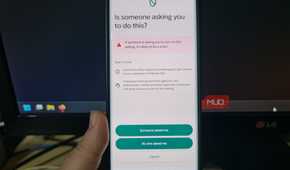 Android asking whether someone directed the user to allow apps from unverified developers