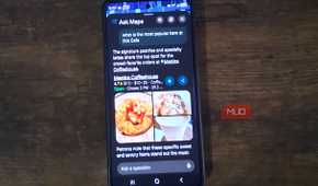 Google Maps As֫Maps showing popular menu items at Mestiza Coffehouse, with photos of pastries
