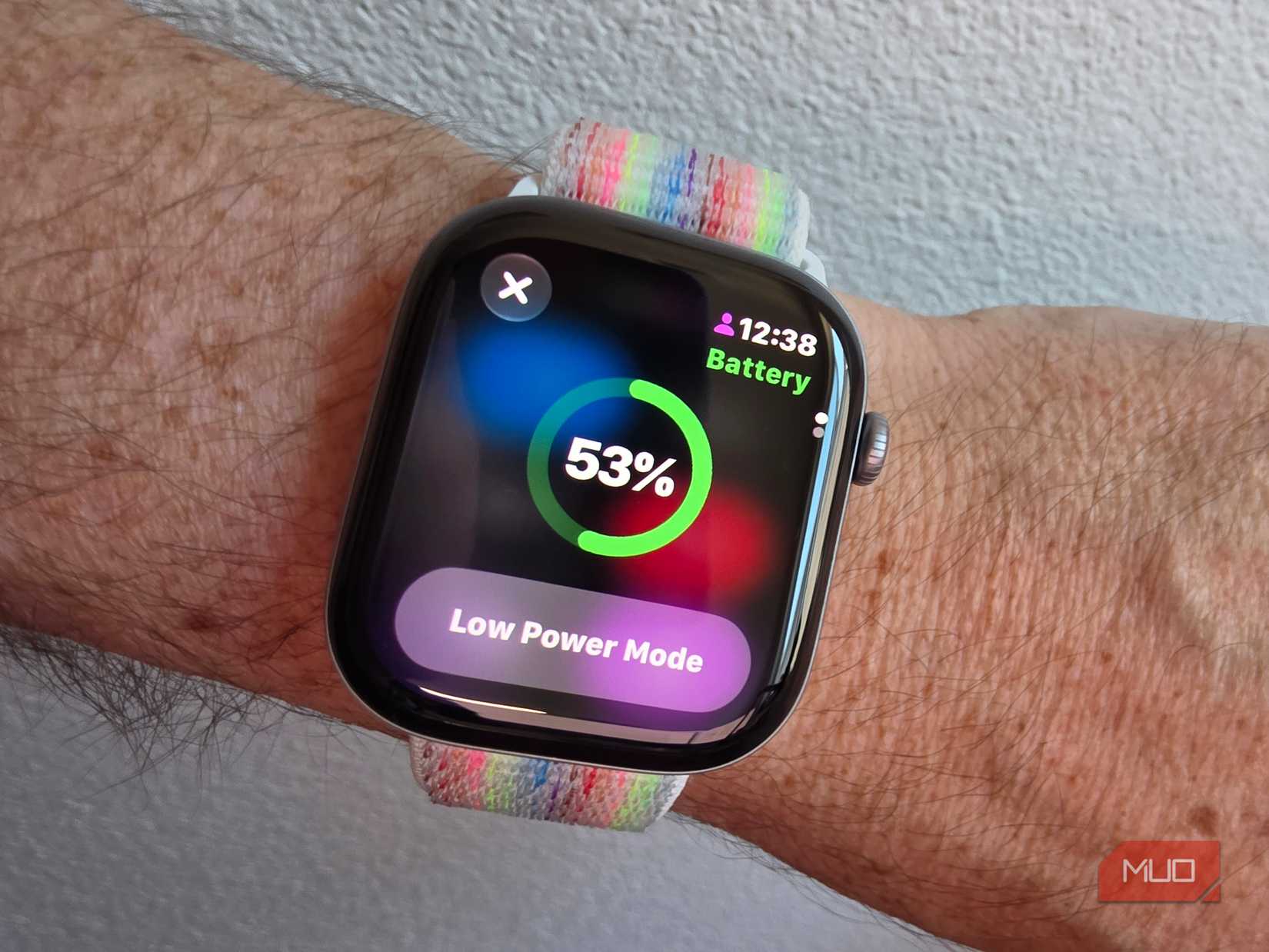 battery radial on wrist