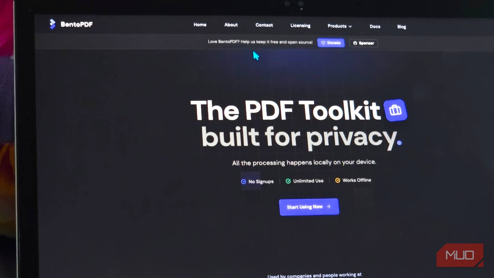 I do almost every annoying PDF job locally in my browser now