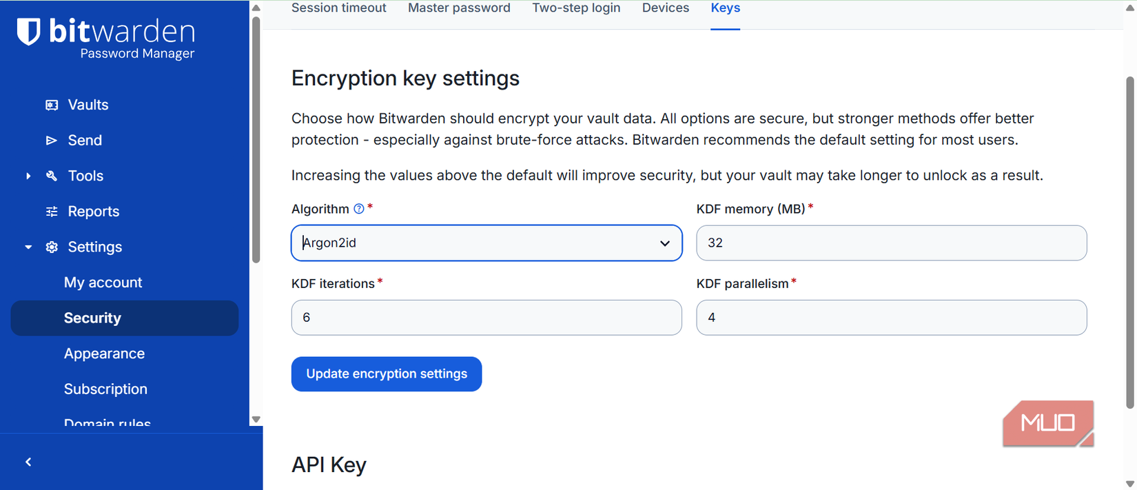 настройки Bitwarden для повышения безопасности — иллюстрация 9 к материалу настройки Bitwarden для повышения безопасности — иллюстрация 9 к материалу