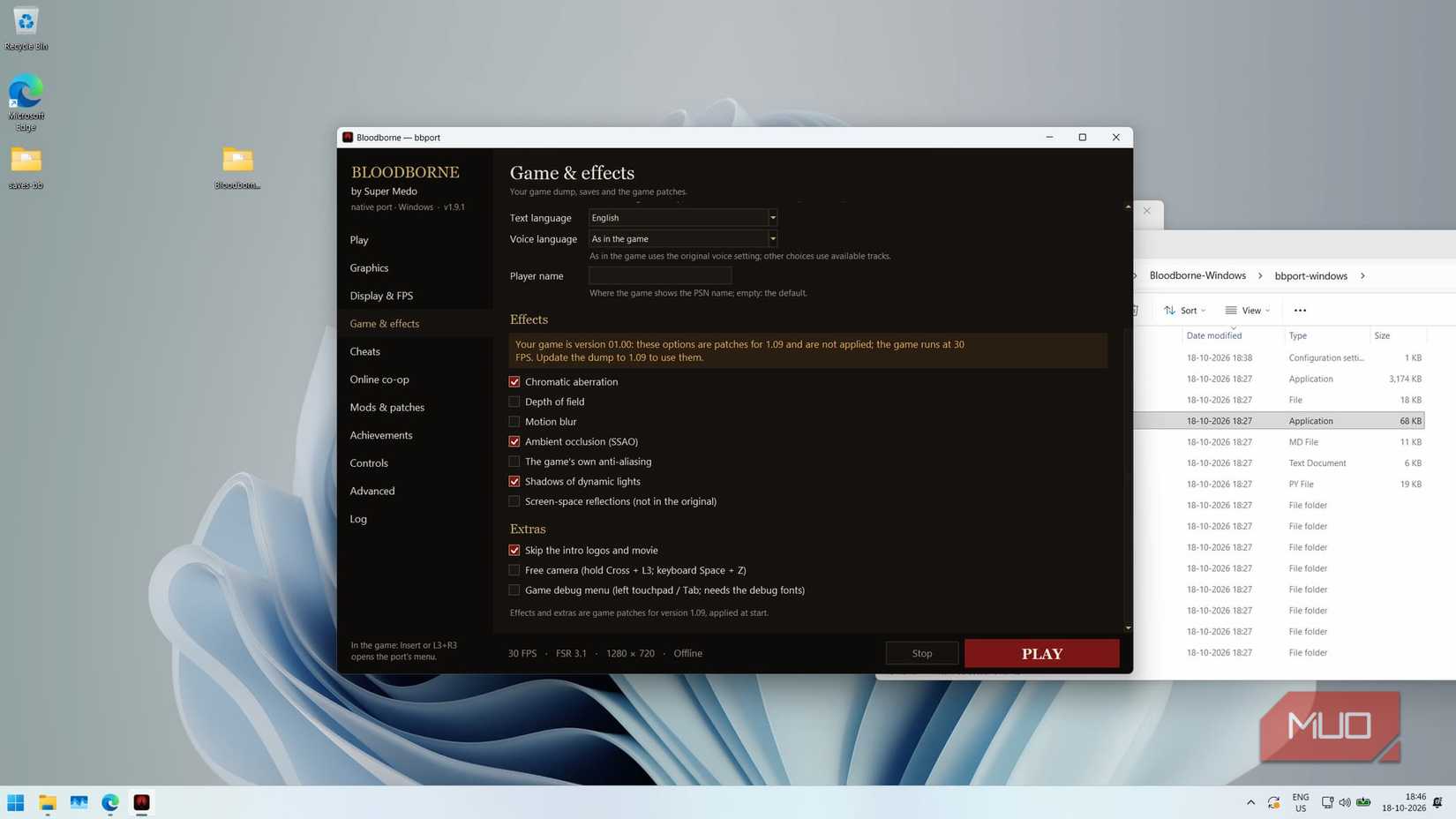 Choosing the installation folder for Bloodborne