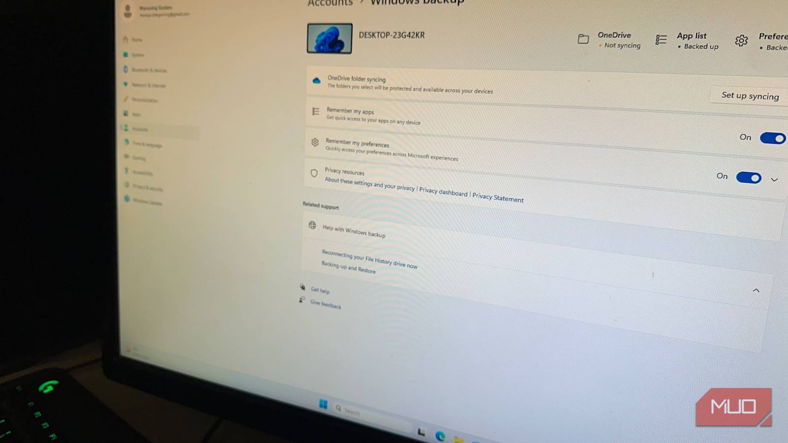 I replaced my paid backup software with tools Windows already had, and only one gap remains