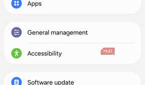Developer options menu showing on Android