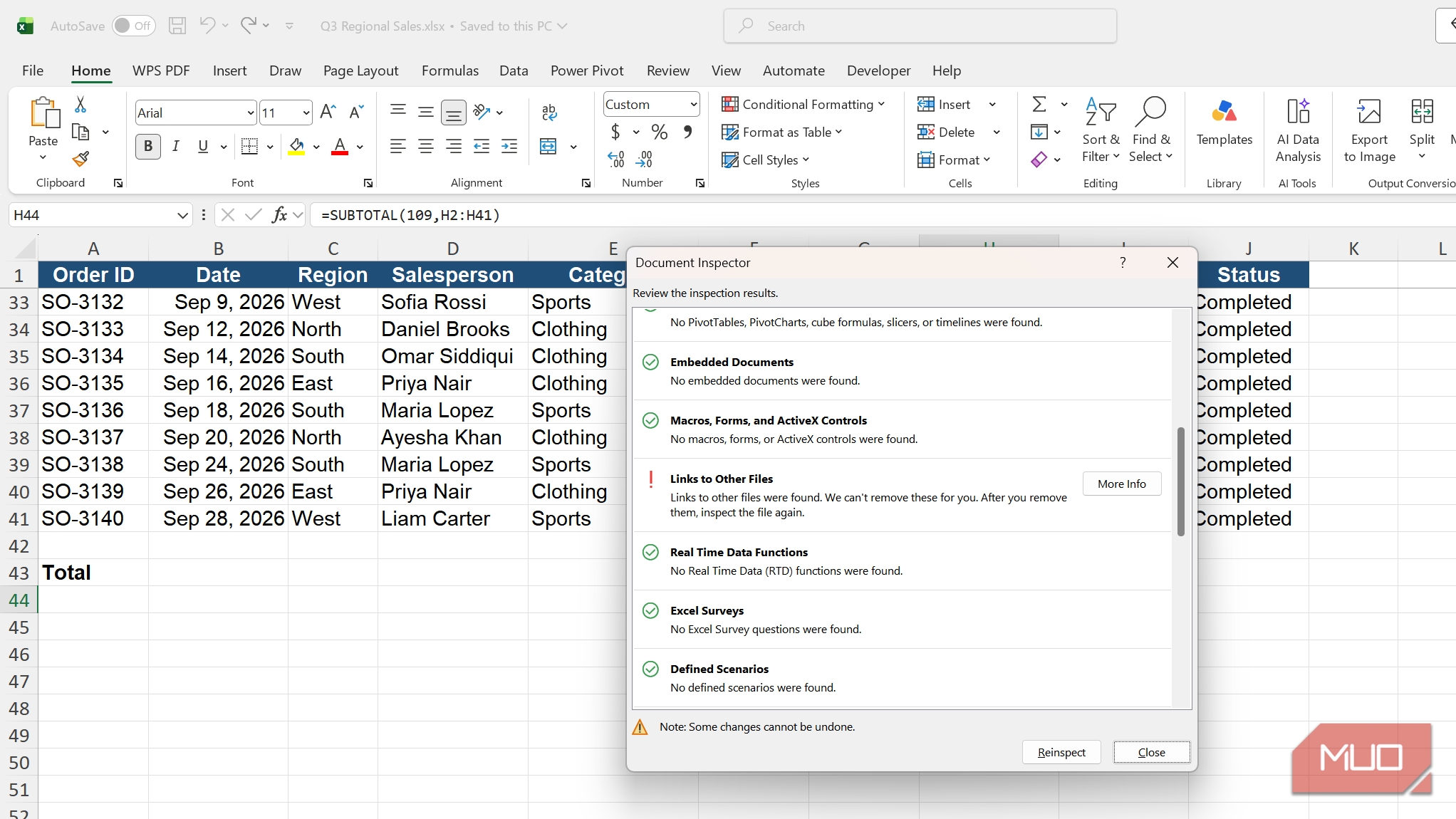 I never trust someone else's Excel file until I check these 5 things
