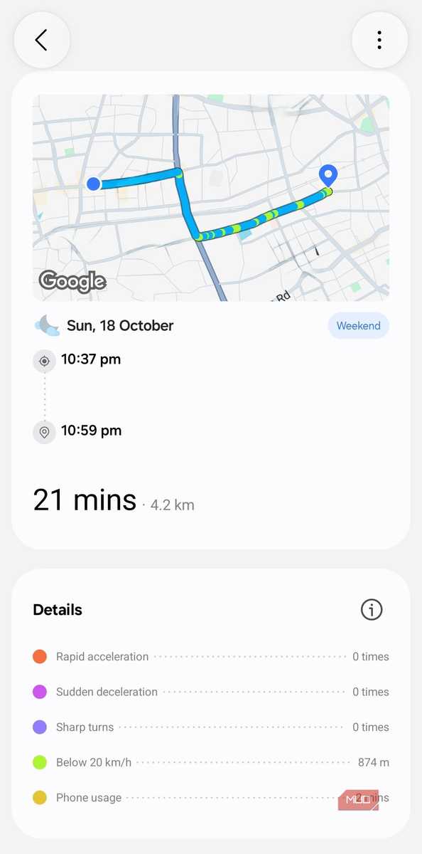 Как работает функция Driving Report в One UI 9 на смартфонах Samsung Galaxy Как работает функция Driving Report в One UI 9 на смартфонах Samsung Galaxy — изображение 5