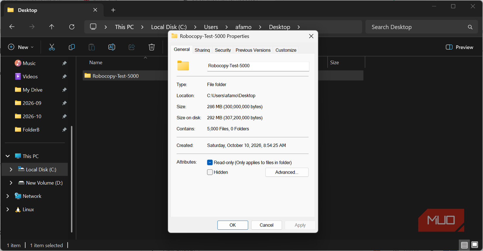File-explorer-small-files-test