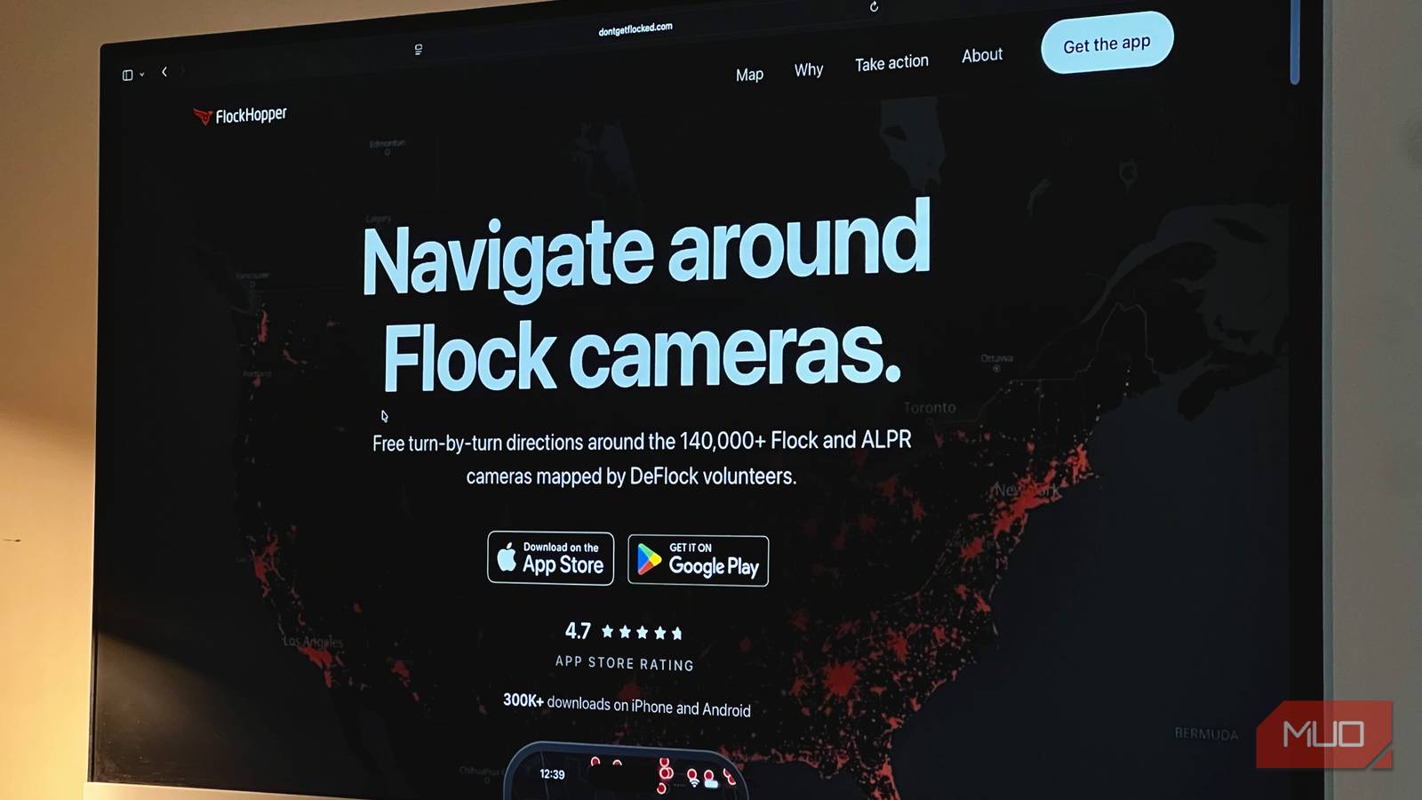 This navigation app finds routes with fewer Flock cameras and avoids ...