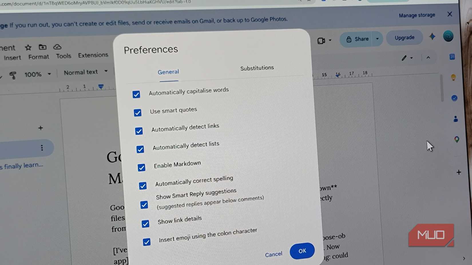 Goole Text Google Docs finally learned Markdown
