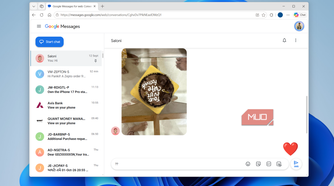 Google Messages for web on PC