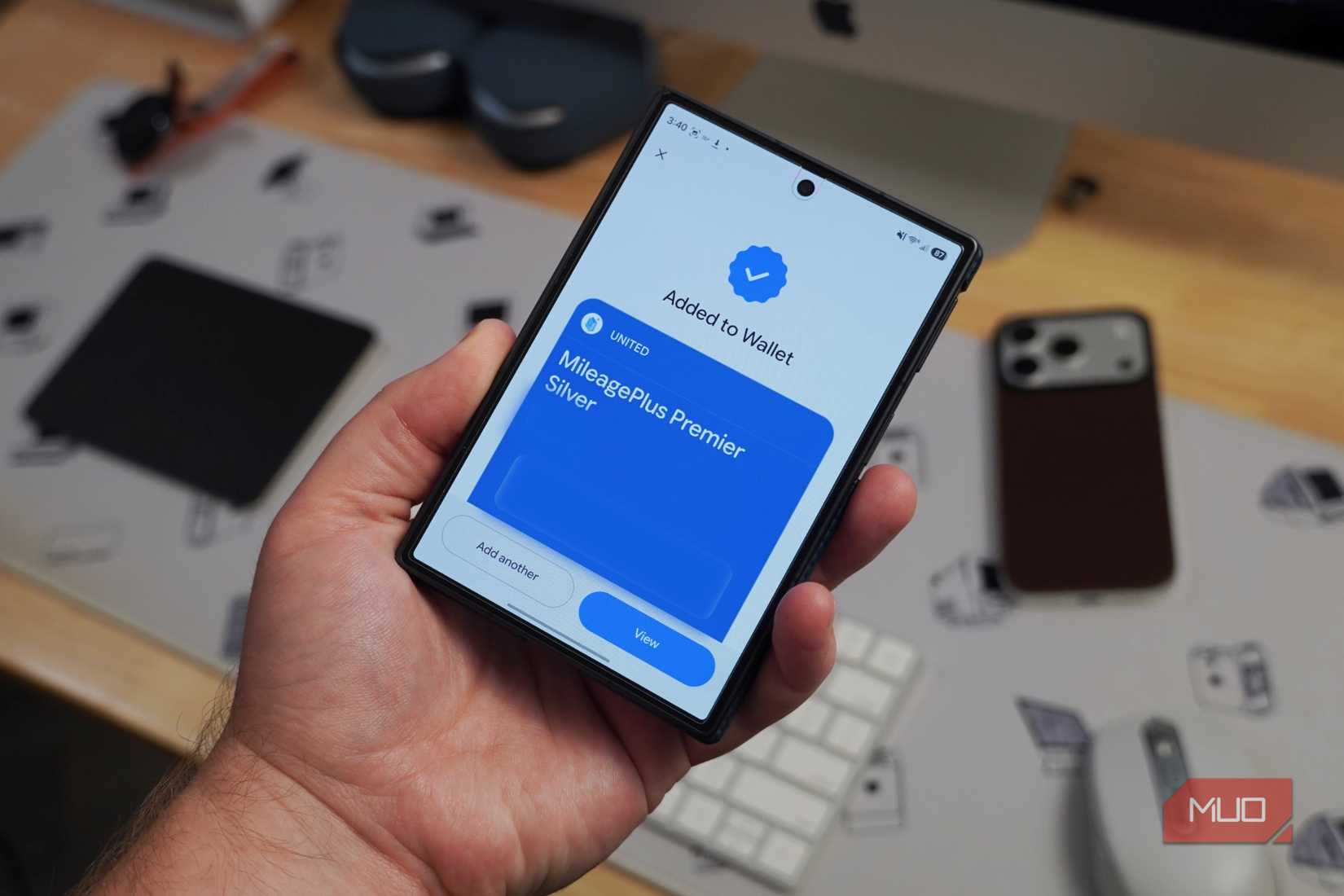 A custom pass added to Google Wallet.