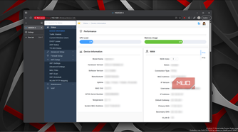 h660gm a router device status and performance dashboard