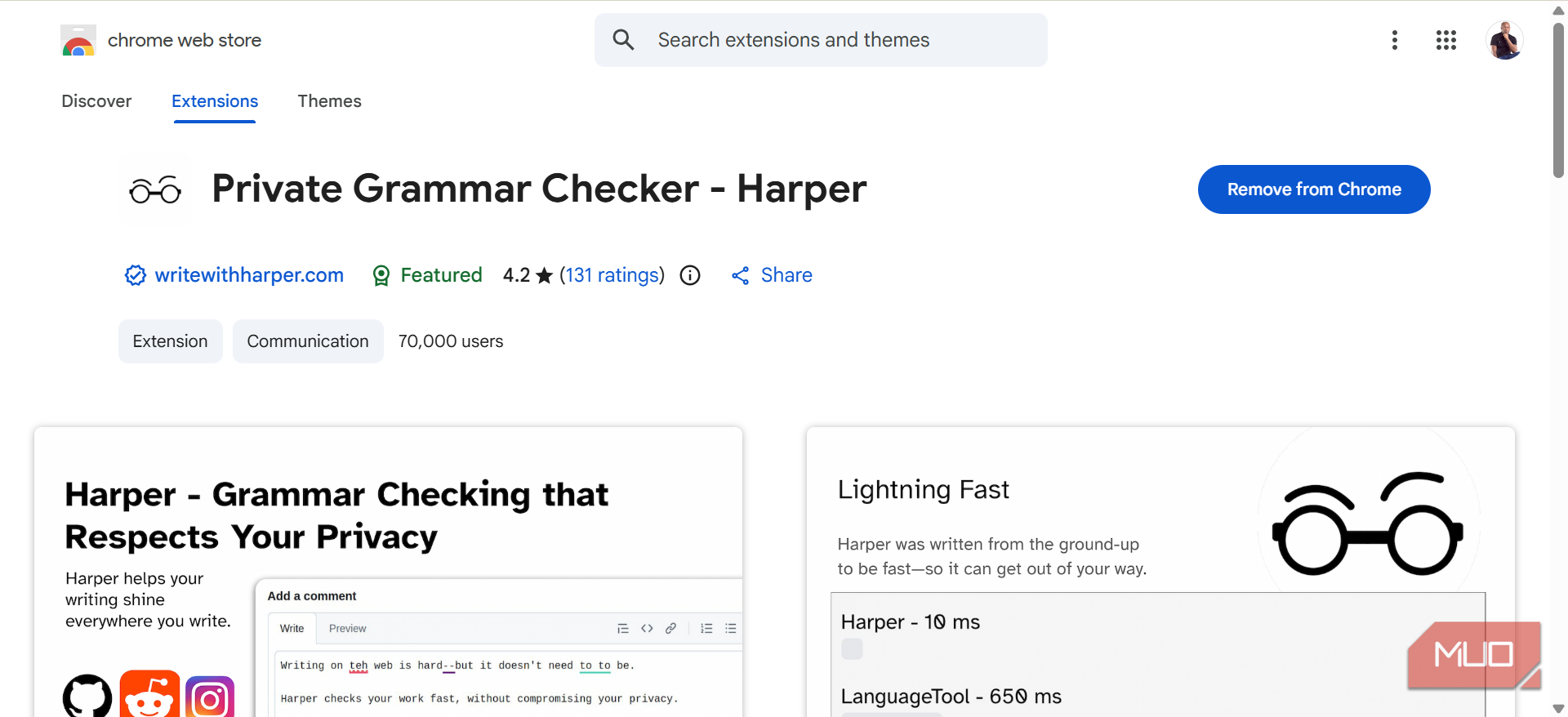 My favorite Grammarly alternative checks writing entirely on my device
