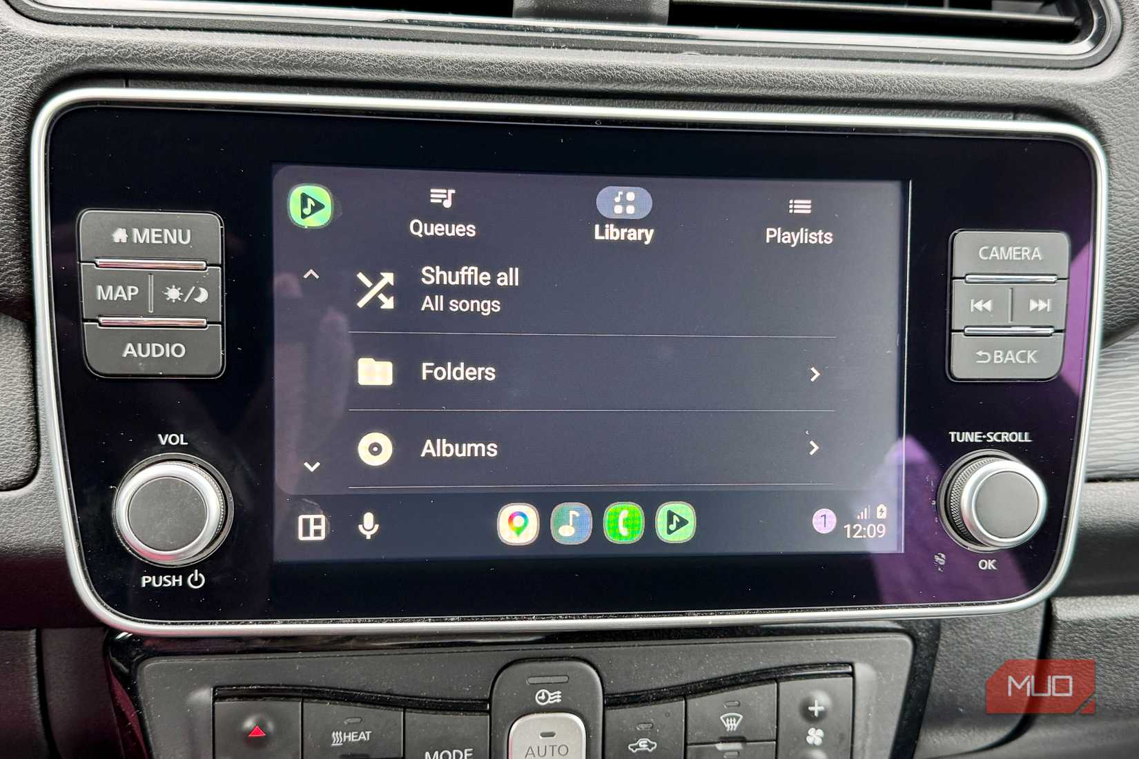 library shuffle folders
