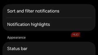 Locating Do not disturb in Galaxy settings
