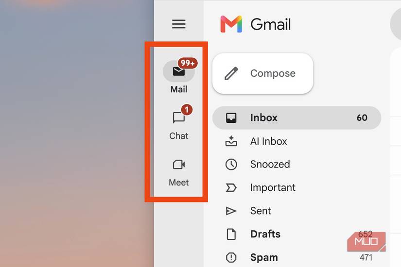 meet and chat in gmail