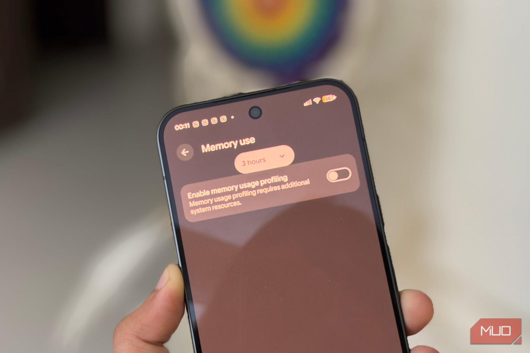 Memory use setting on Pixel 11 Pro XL