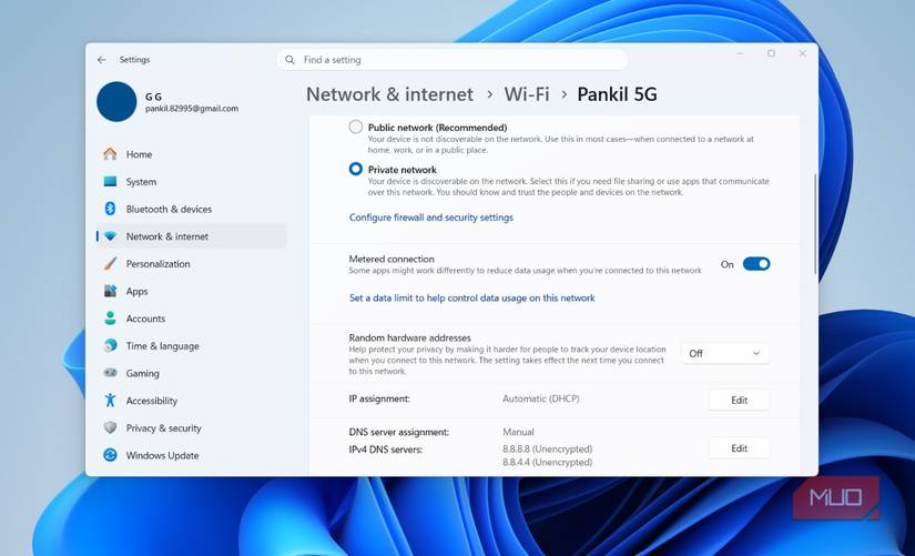 I set my Wi-Fi as metered in Windows 11, and my internet finally felt fast