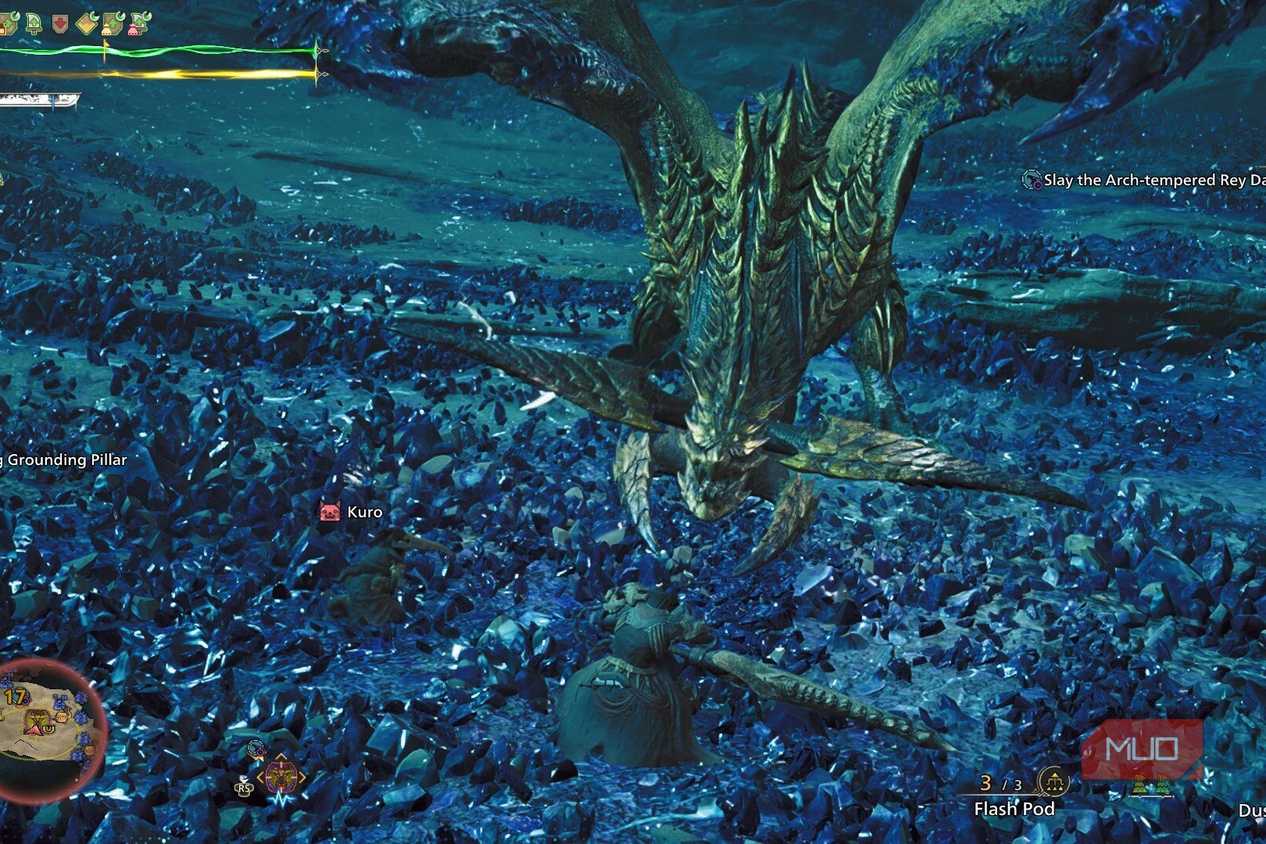 Monster Hunter Wilds gameplay on GeForce Now