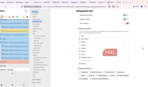 navigation settings sidebery