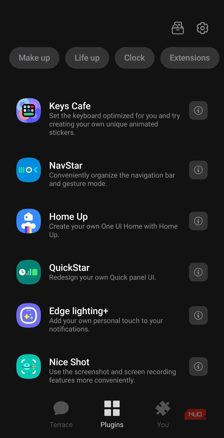 NavStar plugin inside Good Lock app