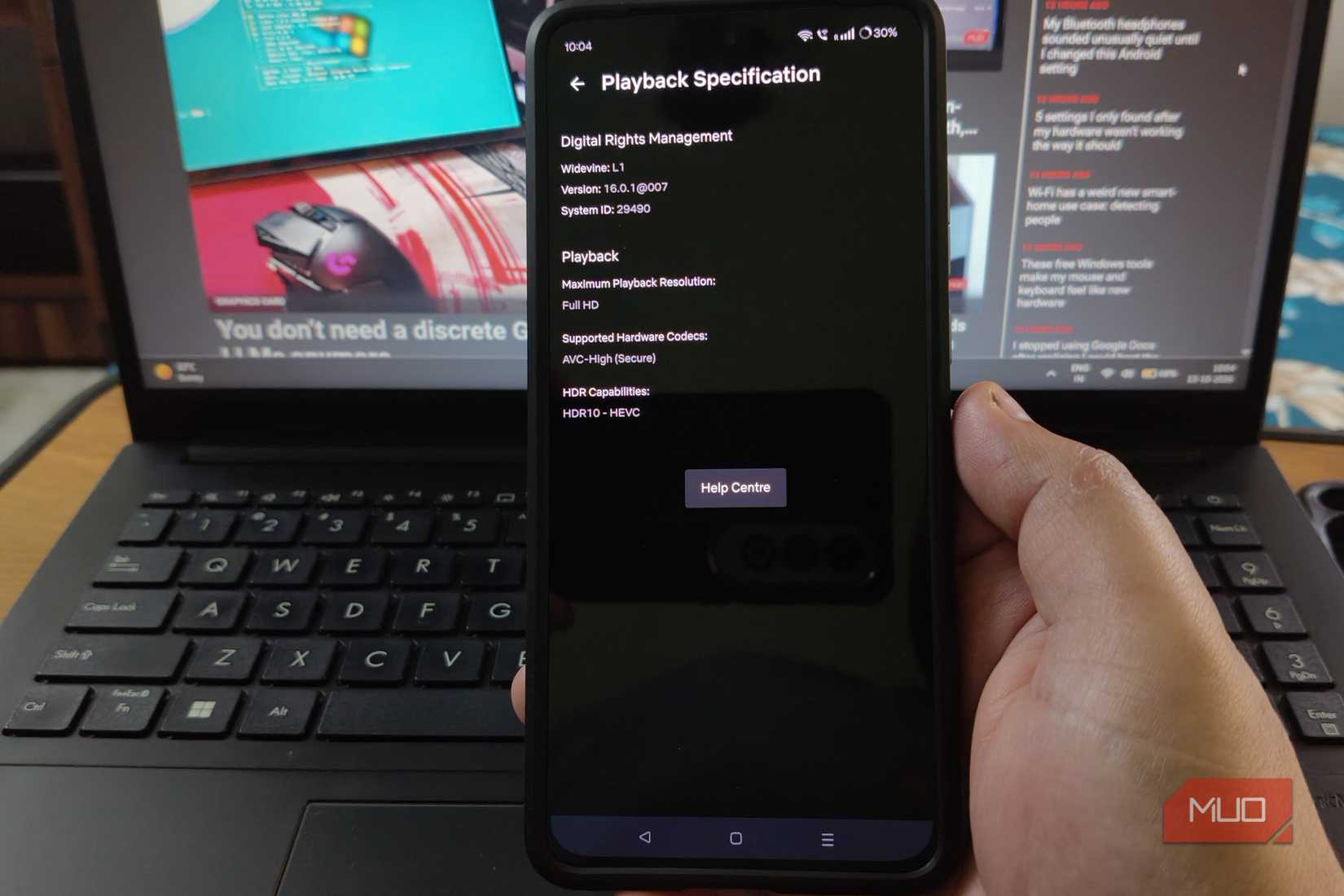 Widevine L1 certification on Netflix's Android app