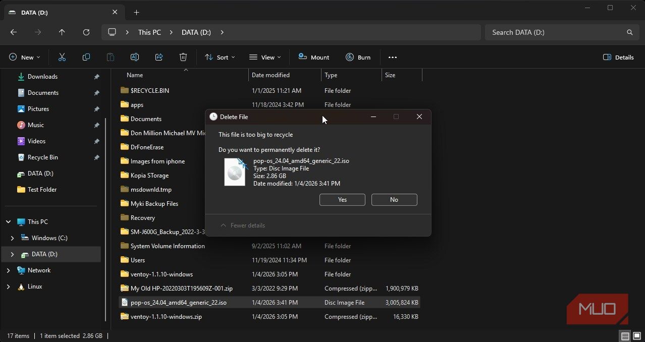 лимит корзины Windows — иллюстрация 4 к материалу