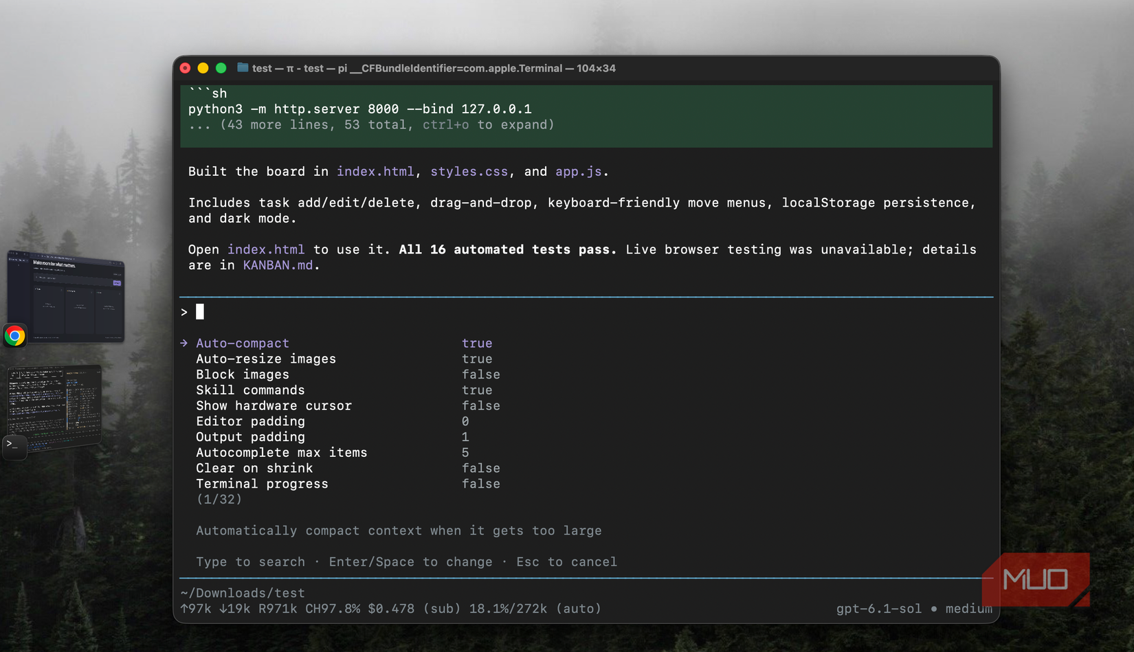 pi settings pagr