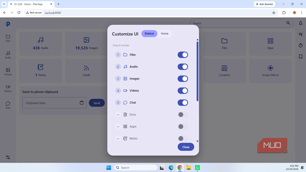 Интеграция Android и Windows через бесплатную программу PlainApp — изображение 7