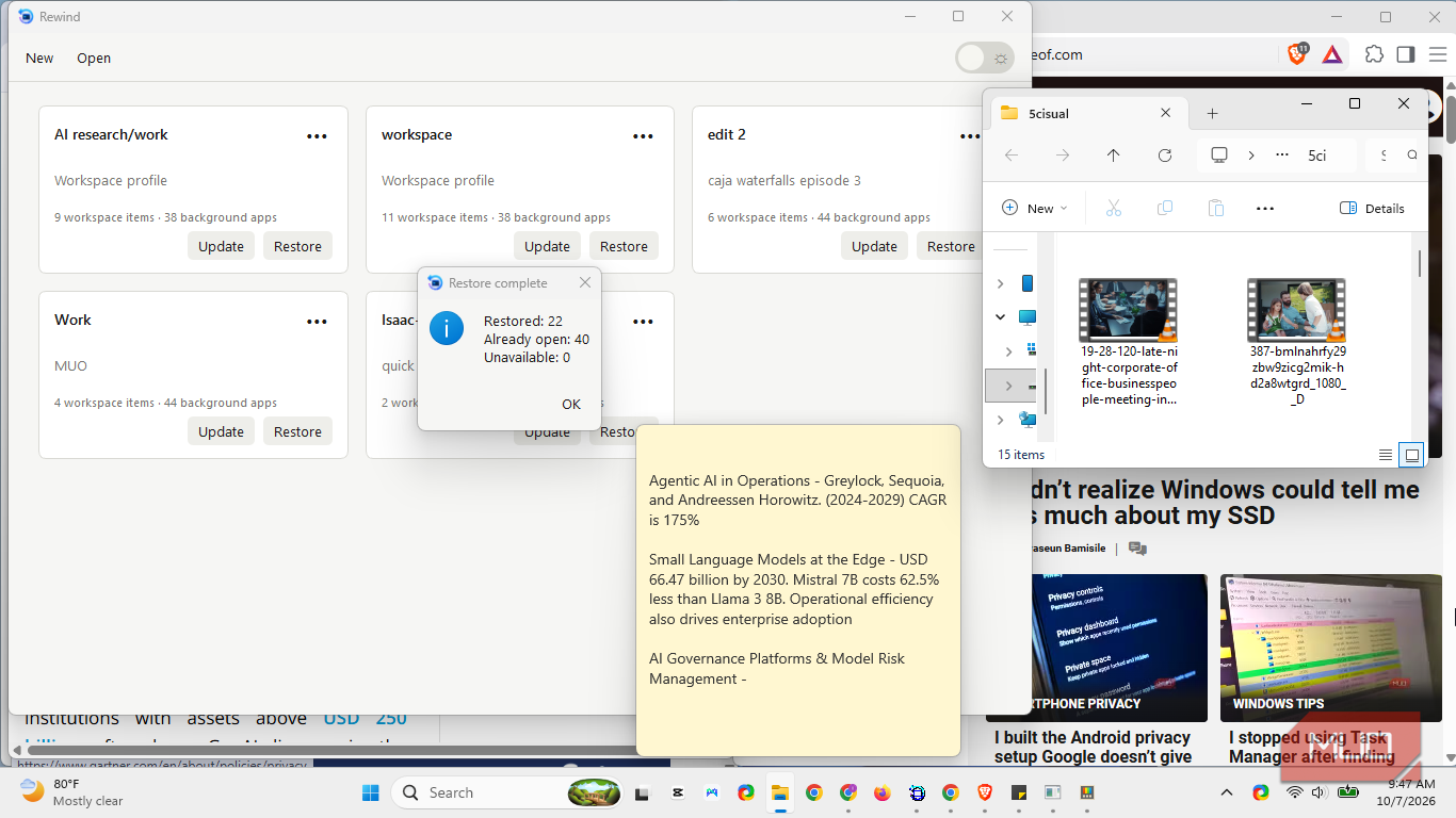 Переход с PowerToys Workspaces на бесплатную утилиту Rewind — изображение 13
