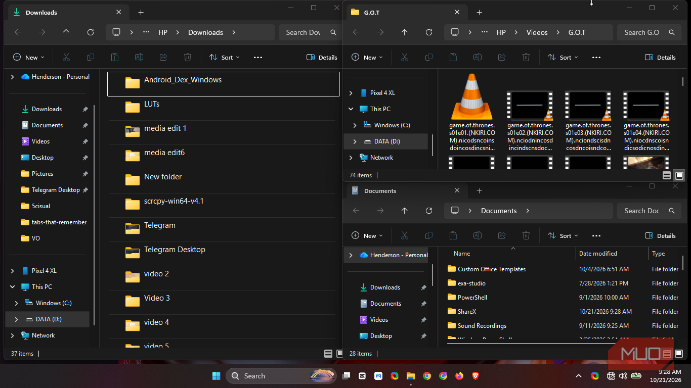 Windows has two settings that bring your work back after a restart, and ...