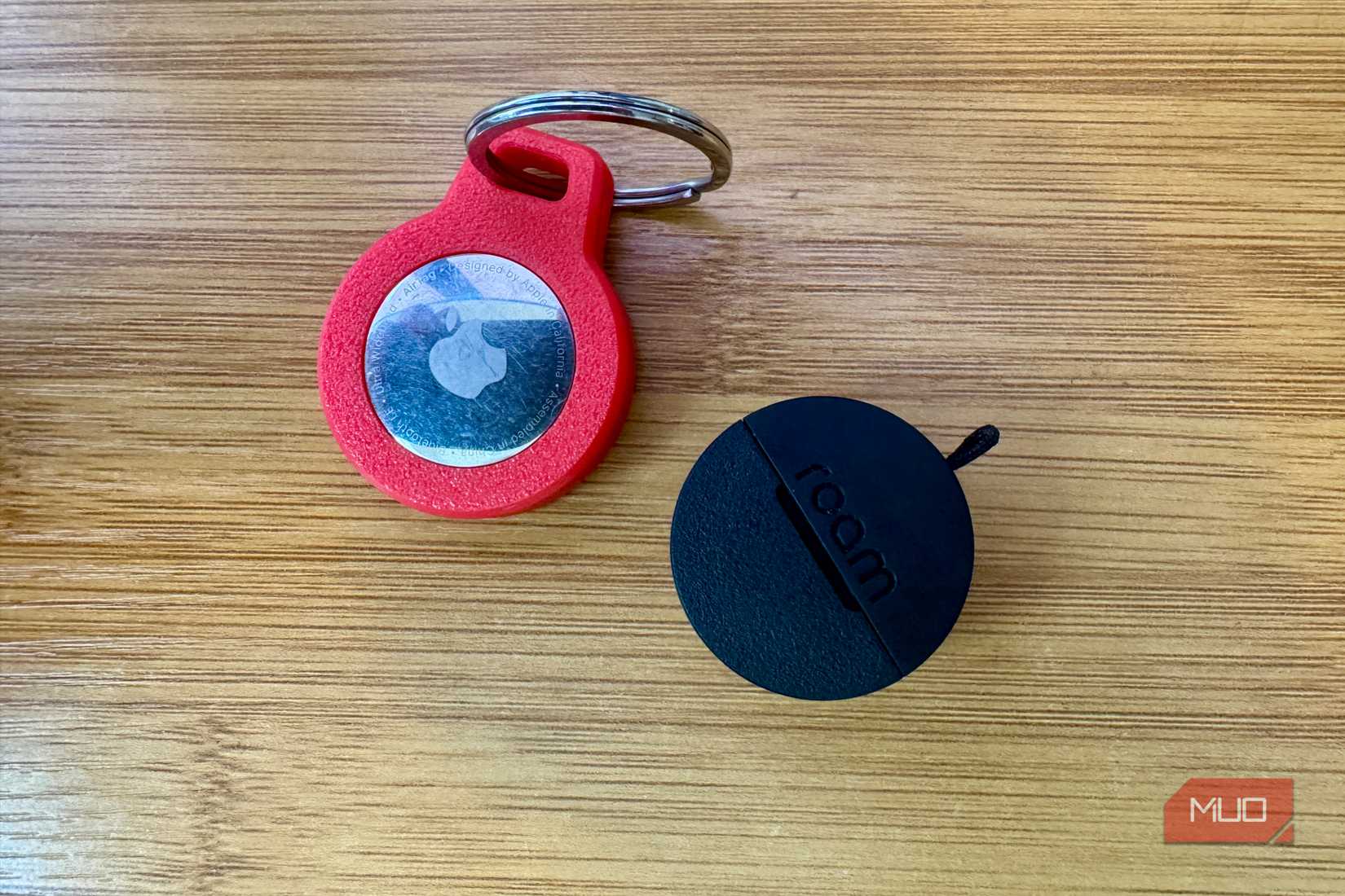 roam next to airtag in holder