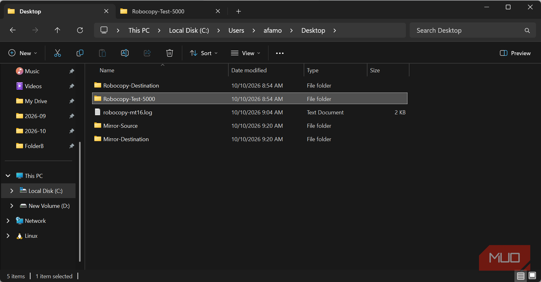 Windows has a faster way to copy thousands of tiny files and File ...