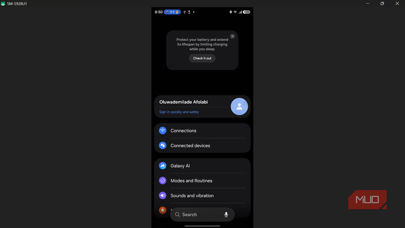 Зеркалирование настроек Android Настройки Android, отображаемые на экране компьютера через scrcpy
