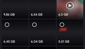 a screenshot of managing storage for the google photos app