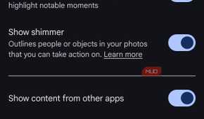 a screenshot of stacking photos for google photos